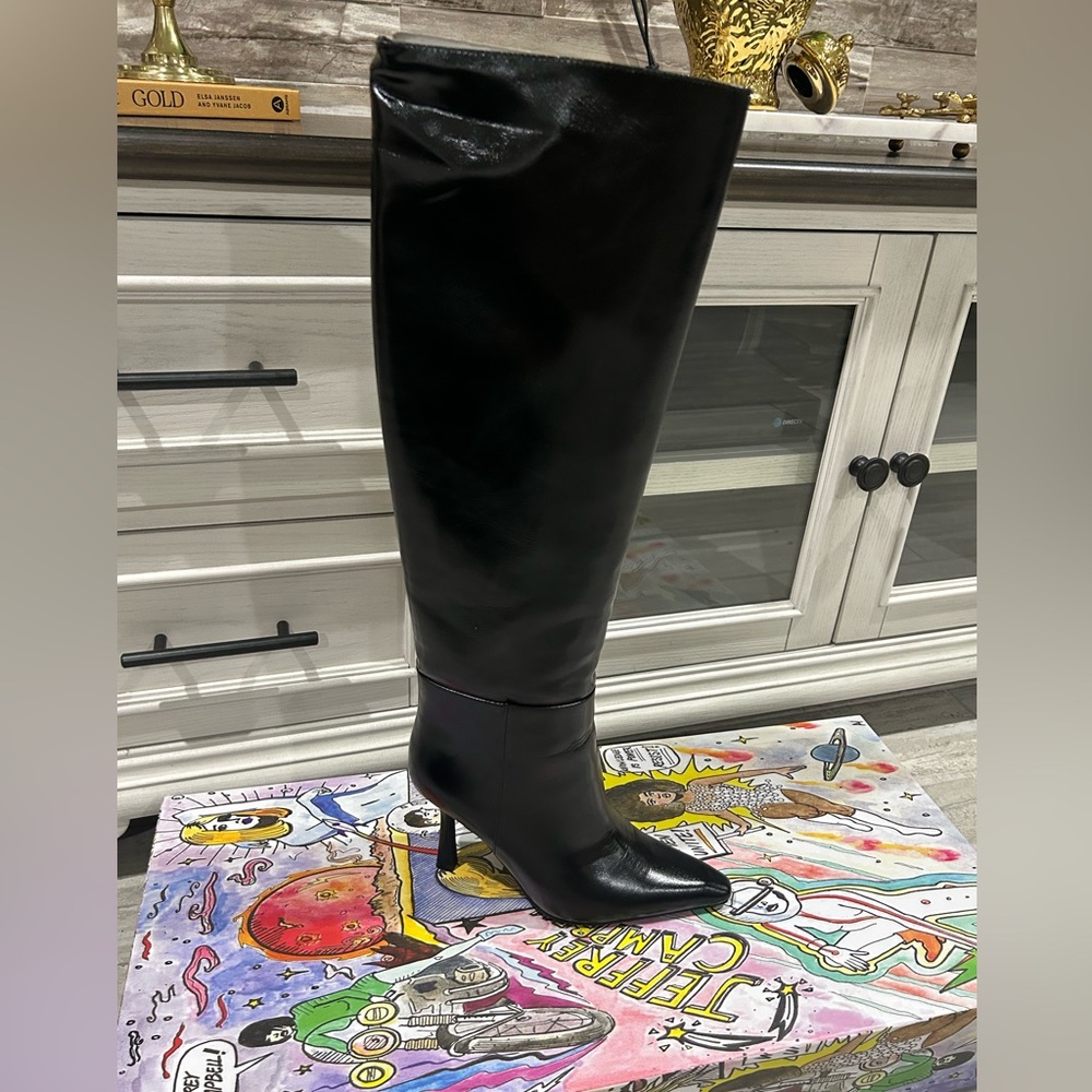 Jeffrey Campell Sincerely Knee High Boot (Wide Calf)